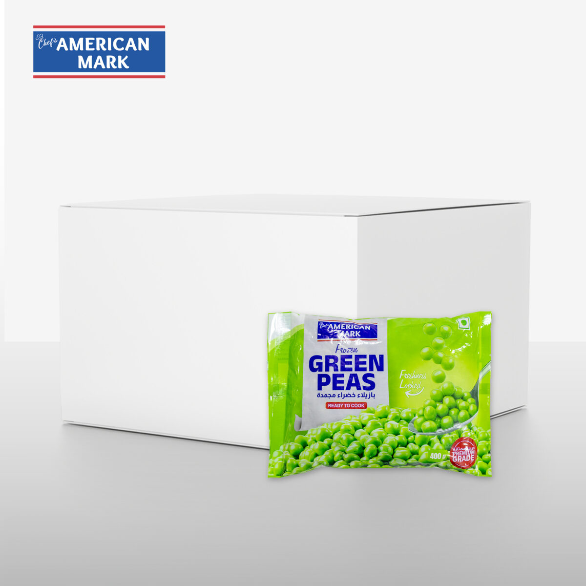 American Mark Green Peas 20x400g - Image 1