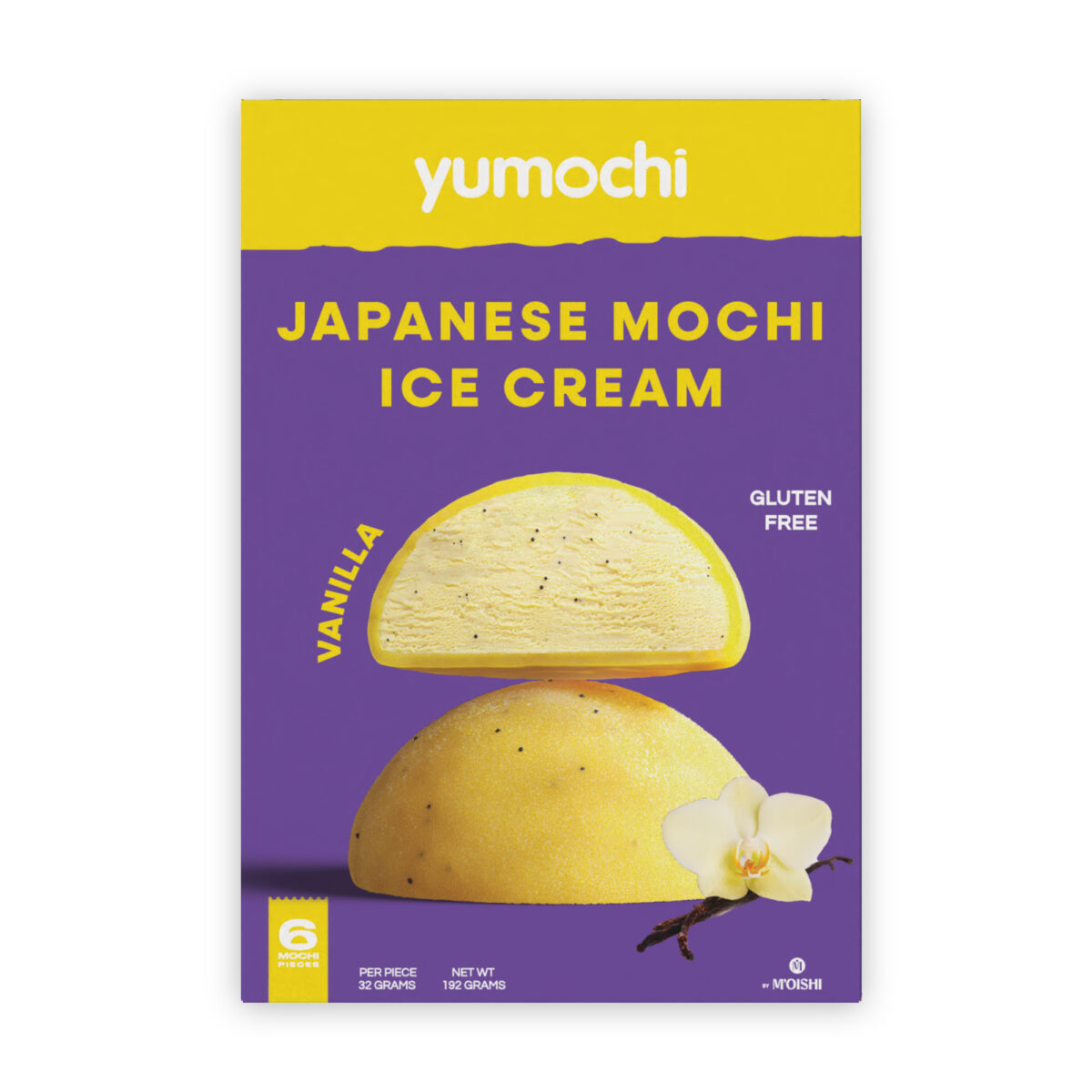 Yumochi Ice cream Vanilla (6 pcs/pack) - Image 1