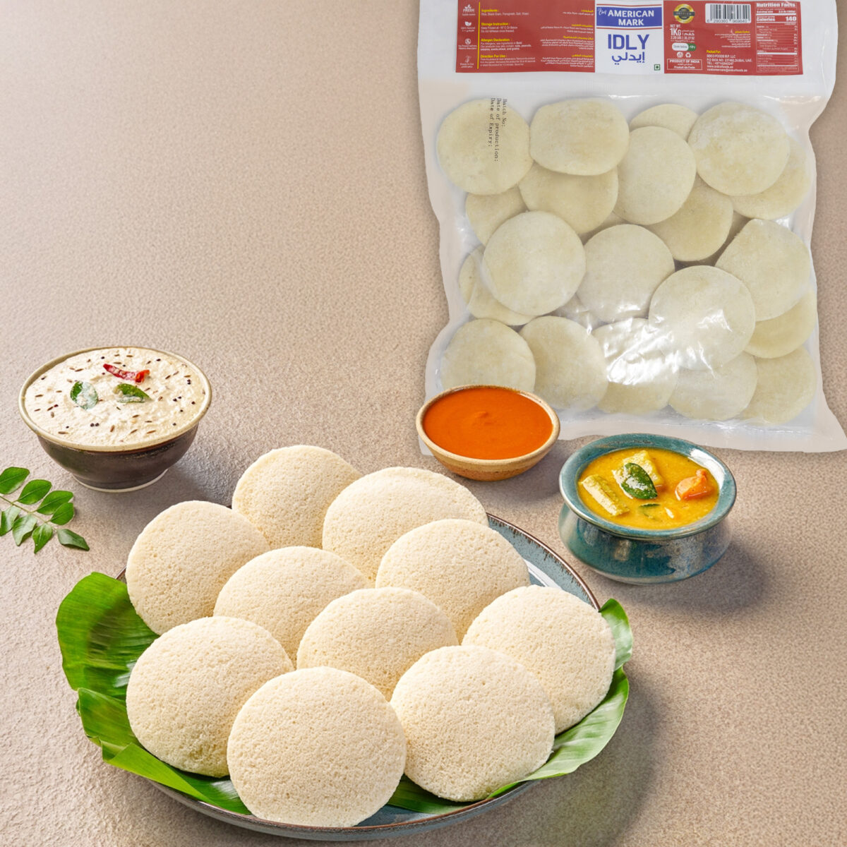 Idli 1kg (Approx. 30 pieces) - Image 1