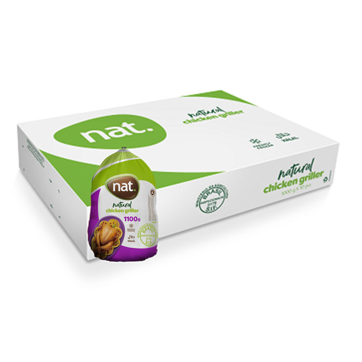 Nat Chicken Whole (10x1100g) Frozen - Image 1