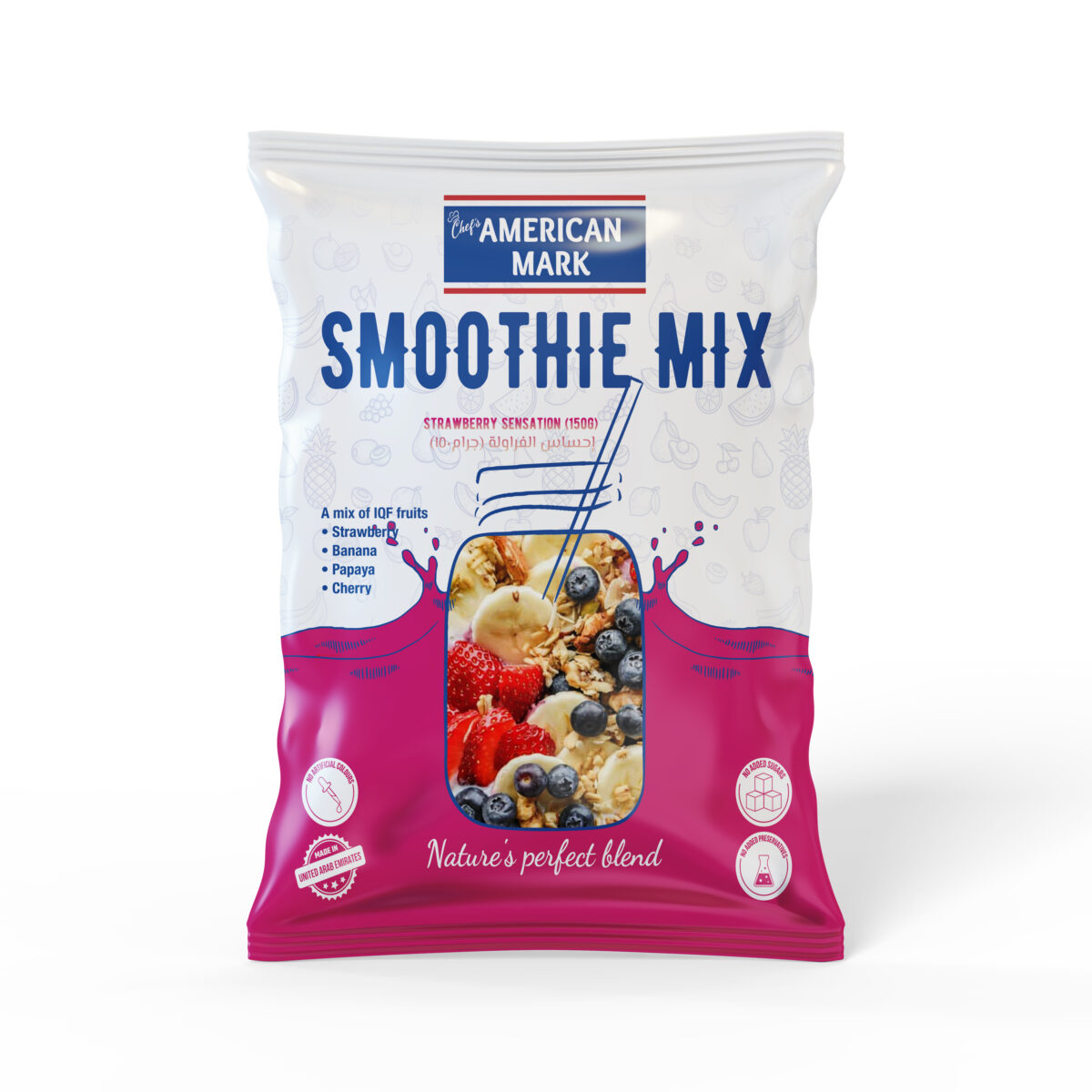 American Mark Strawberry Sensation Smoothie (150g) - Image 1