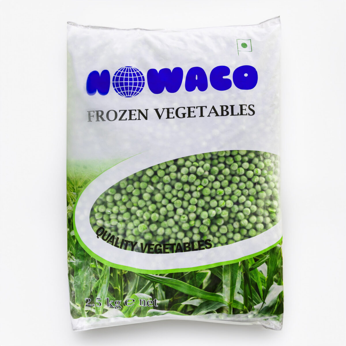 Green Peas 4x2.5kg Nowaco - Image 1
