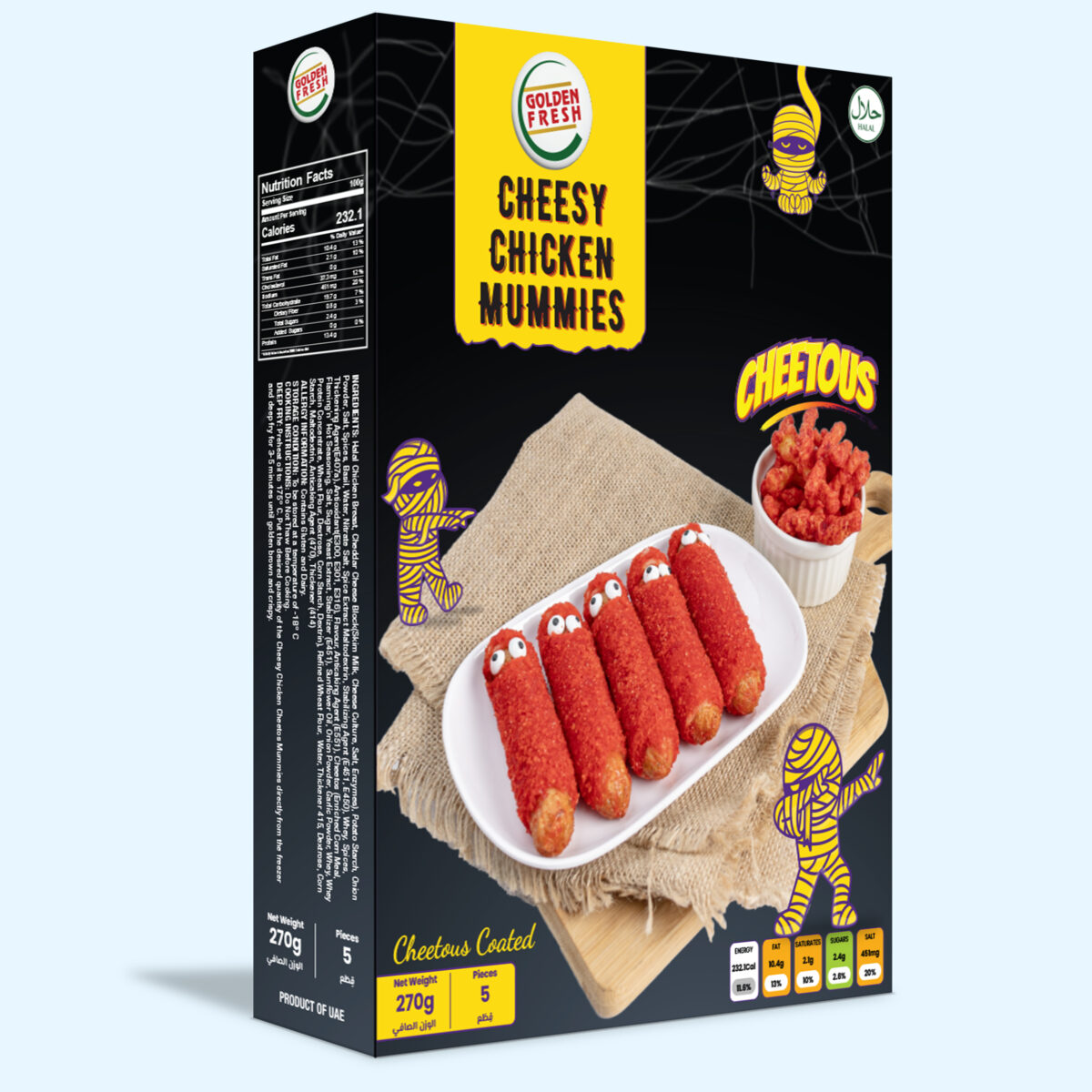 Cheesy Chicken Cheetos Mummies (5 pcs/270g) - Image 1