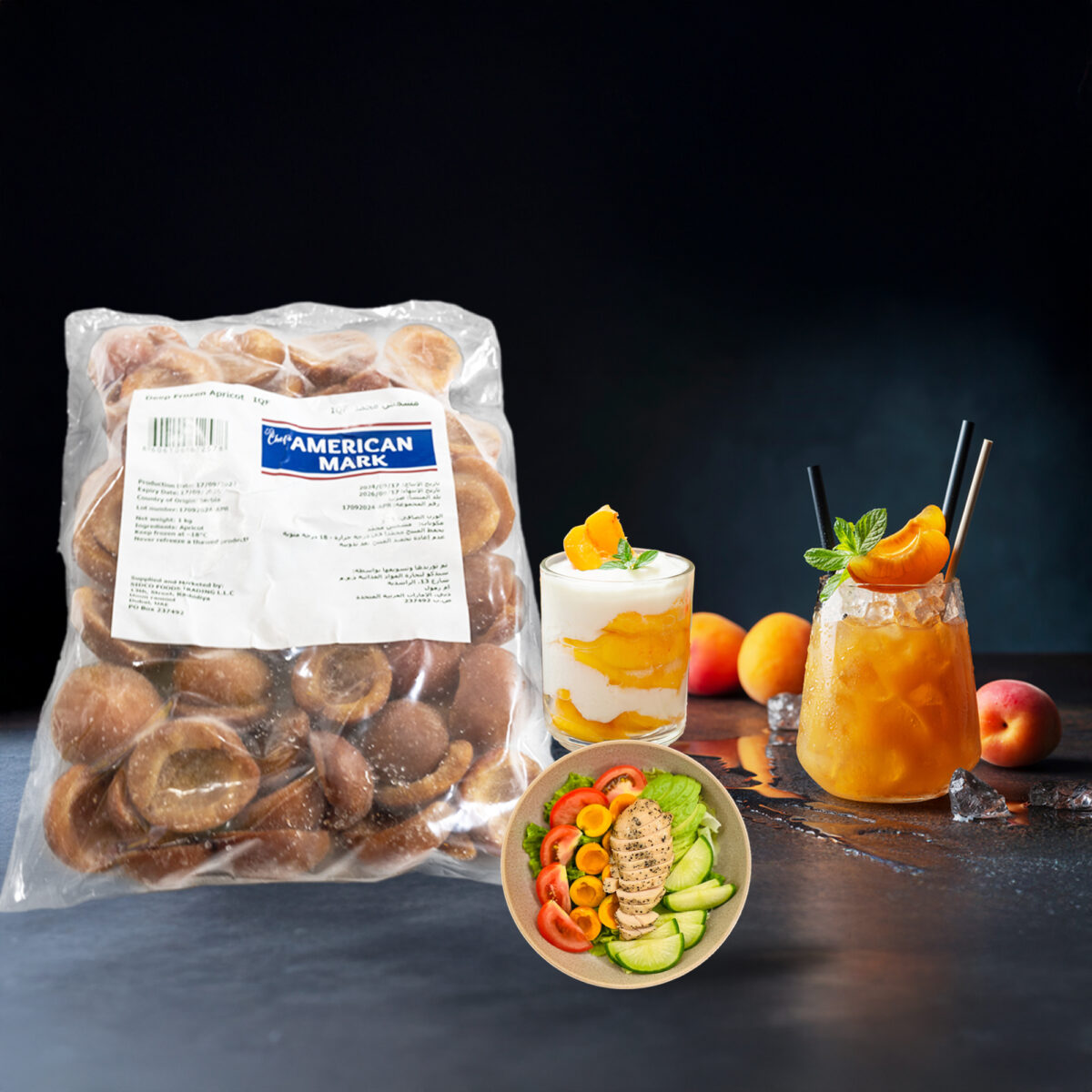 American Mark Apricot 1kg - Image 1