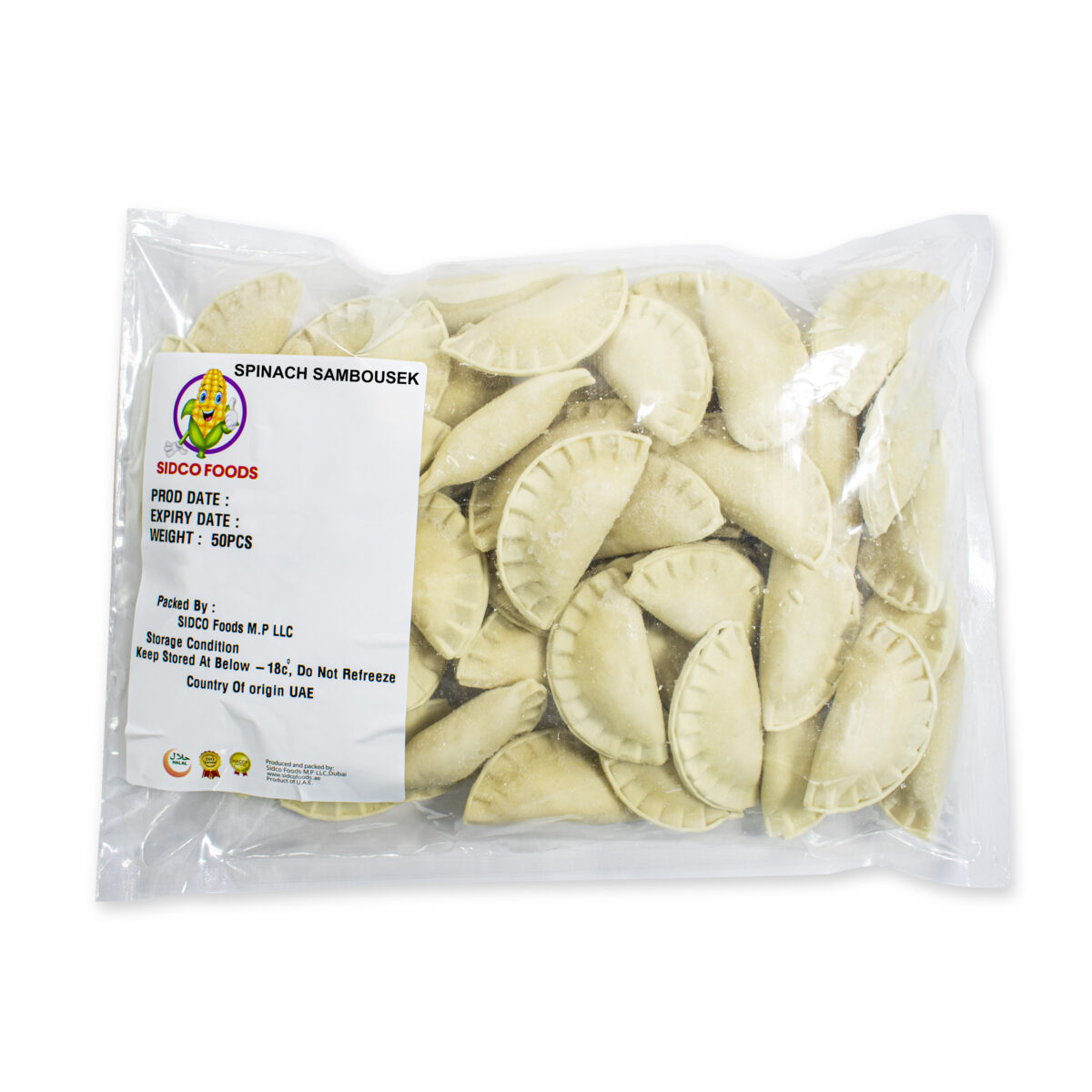 Spinach Sambousek 20g (50 pcs) - Image 2