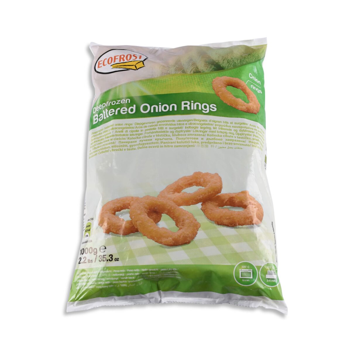 Ecofrost Battered Onion Rings (1 kg) - Image 1
