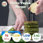 Green Vegan Burger (3 pcs) 300g - Image 3