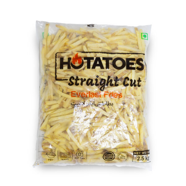 Skin On 9mm Coated French Fries 4x2.5kg