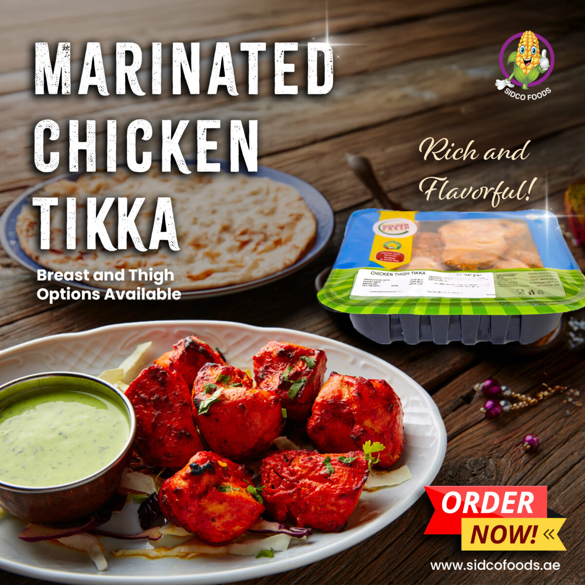 Marinated Chicken Tikka Thigh 500gm - Image 5