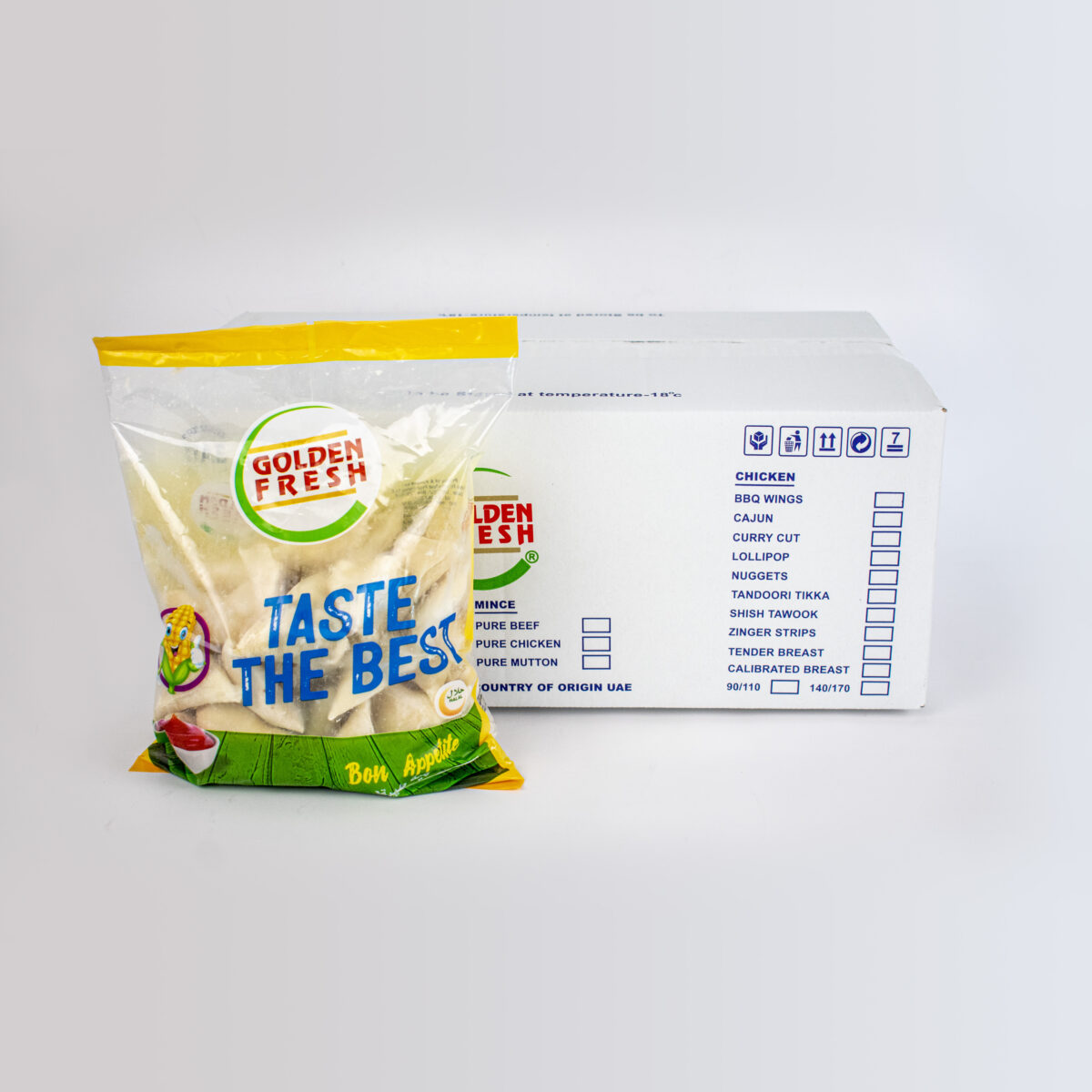 Chicken Samosa 5x1kg (200-250pcs approx.) - Image 2