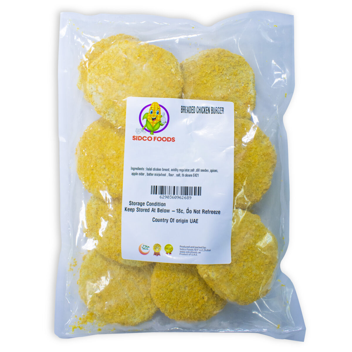 Breaded Chicken Burger 10x1kg  (150-170 pcs approx) - Image 3