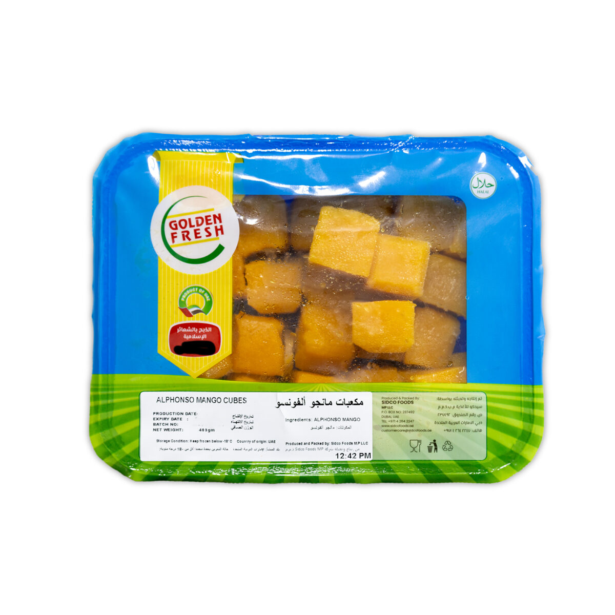 Alphonso Mango Cubes 400g - Image 3