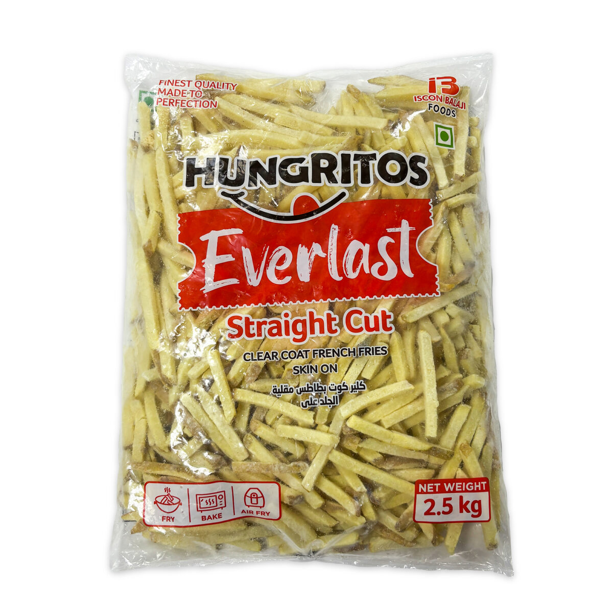 Skin-On Coated 9mm French Fries 2.5kg - Image 2