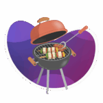 bbq wobble icon