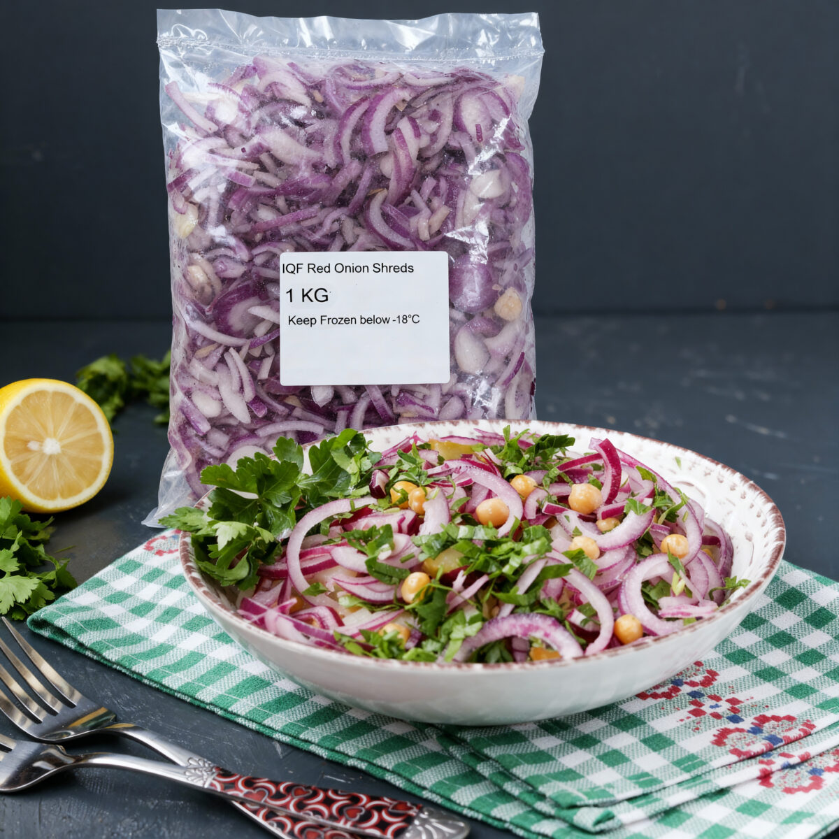 Frozen Red Onion Slices (10x1kg) - Image 3