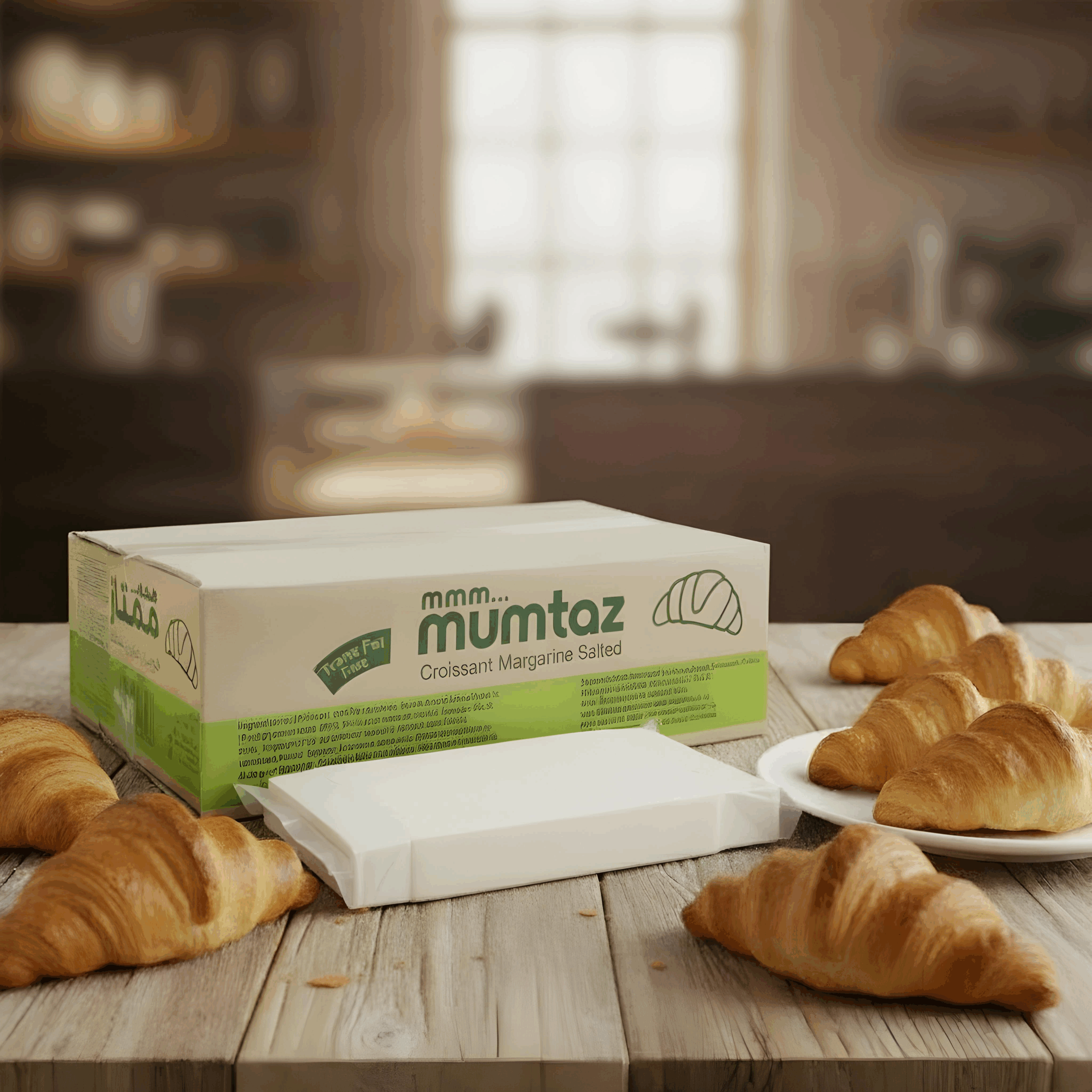 Mumtaz croissant margerine salted thumbnail Mumtaz Croissant Margarine Salted - (5×2kg Pack) - Image 1